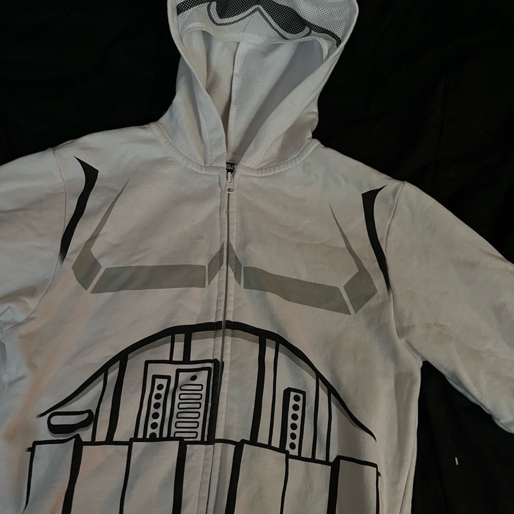 > Become a Stormtrooper! Star Wars Hoodie - Size L - Fun & Functional!